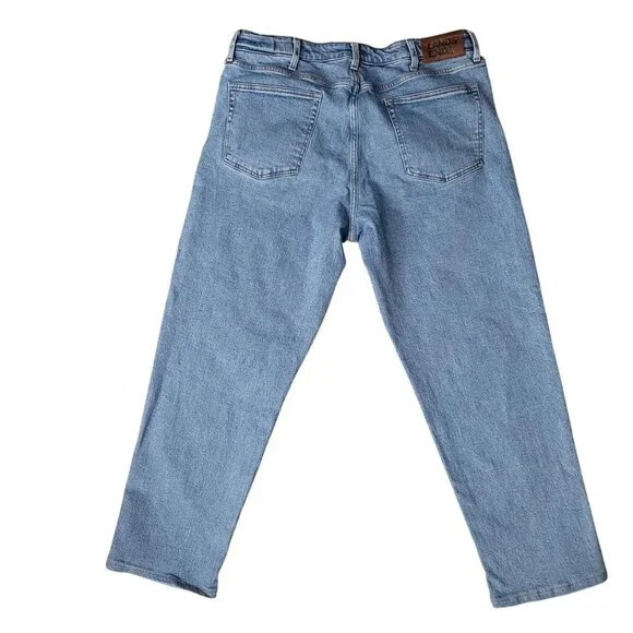 Lands End Mens Square Rigger Straight Leg Denim Jeans Size 37x29 Traditional Fit - Picture 4 of 12